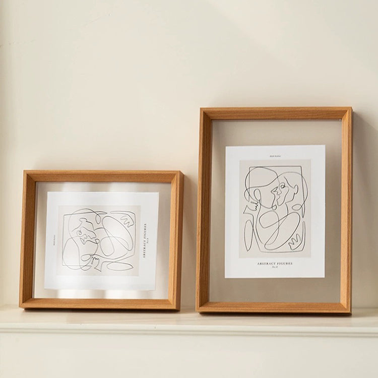 Double Sided Glass Floating Frame Transparency Frame Shadow Box Photo Frames Size A4 To A3